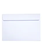 Koperty - Koperty ozdobne gładkie z poddrukiem C5 HK białe Olin Ultimate White 120g 25 szt. - eleganckie koperty na korespondencję zdjęcia - miniaturka - grafika 1