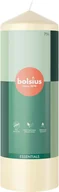 Świece - Świeca pieńkowa walec BOLSIUS Essentials 75H 20CM DELIKATNY PERŁOWY - miniaturka - grafika 1