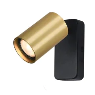 Lampy ścienne - Kinkiet Nesto WL-23436-1-BK-GD - Italux - miniaturka - grafika 1