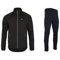 Kurtki męskie - Zestaw dla mężczyzn Silvini Cassiano set Rozmiar: M / Kolor: czarny - miniaturka - grafika 1