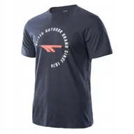 Koszulki męskie - Koszulka Męska Hi-tec T-shirt Sportowa Bawełniana Olen / L - miniaturka - grafika 1