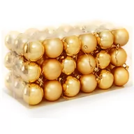 Bombki - Bombki choinkowe Złote 54 szt. - miniaturka - grafika 1