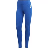 Legginsy - Legginsy damskie adidas Brilliant Basics Tight niebieskie FM4361 - miniaturka - grafika 1