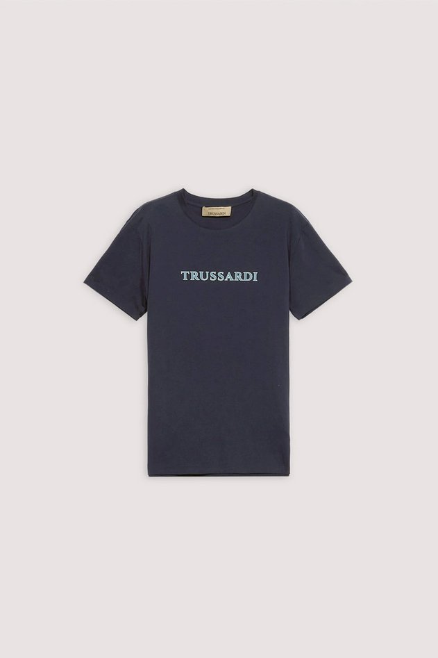T-shirt męskie niebieski granatowy