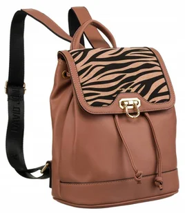 Miejski Plecak Damski Z Klapką Wykonany Ze Skóry Ekologicznej Lumarko! - Plecaki - miniaturka - grafika 10