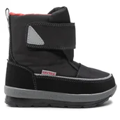Buty dla chłopców - Śniegowce Garvalin 221852-A S Czarny - miniaturka - grafika 1