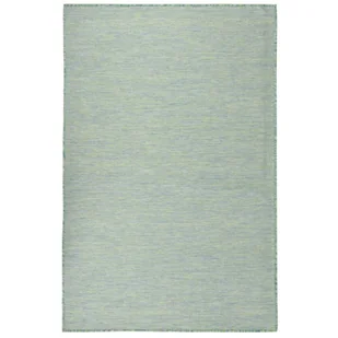 vidaXL Dywan zewnętrzny o płaskim splocie, 100x200 cm, turkusowy - Dywany zewnętrzne - miniaturka - grafika 1