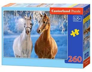Castorland Puzzle 260 The Winter Horses - Puzzle - miniaturka - grafika 2