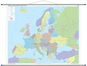 Atlasy i mapy - Europa mapa ścienna kodów pocztowych 1:2 500 000 - Księgarnie ArtTarvel: KRAKÓW - ŁÓDŹ - POZNAŃ - WARSZAWA EkoGraf - miniaturka - grafika 1