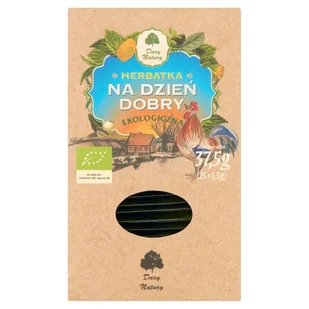 Dary Natury harbatka na "dzień dobry" EKO x 25 sasz - Herbata - miniaturka - grafika 1