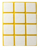 Meble modułowe i akcesoria - Podkładka filcowa samoprzylepna biała 28 x 28 12 sztuk ANDPOL - miniaturka - grafika 1