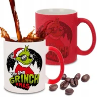 Kubki - KUBEK BROKAT CZERWONY MAGICZNY PREZENT MIKOŁAJKI THE CHILL GRINCH XMAXS WZ - miniaturka - grafika 1