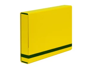Vaupe TECZKA BOX CARIBIC 50MM ŻÓŁTA - Teczki i skoroszyty - miniaturka - grafika 1
