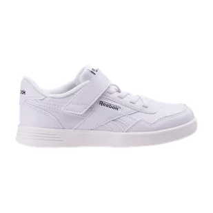 Dziecięce Buty REEBOK REEBOK COURT ADVANCE ELASTIC & TOP STRAP 100222429 – Biały - Koszulki i topy damskie - miniaturka - grafika 1