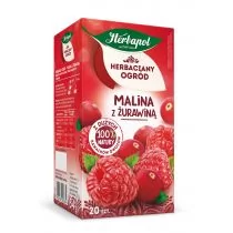 Herbapol Herbapol Herbaciany Ogród Herbatka owocowo-ziołowa malina z żurawiną 54 g (20 x 2,7 g) - Herbata - miniaturka - grafika 1
