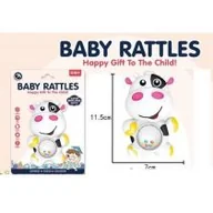 Grzechotki dla dzieci - Gryzaczek grzechotka krówka - Icom - miniaturka - grafika 1