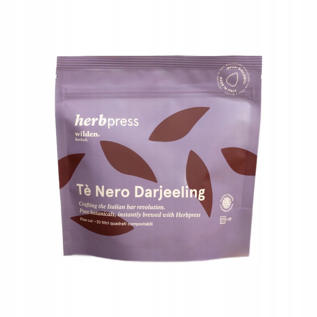 Herbata czarna Te Nero Darjeeling herbpress Wilden Herbals 20 szt