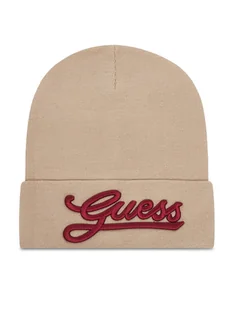Guess Czapka AW5400 POL01 Beżowy - Czapki damskie - miniaturka - grafika 1