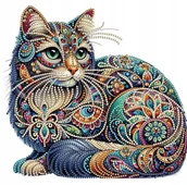 Zabawki kreatywne - HAFT DIAMENTOWY Diamond Painting Mozaika Diamentowa Zestaw 5D - miniaturka - grafika 1