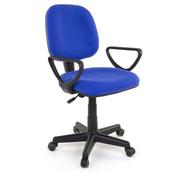 Fotele i krzesła biurowe - Niebieski Biurowy Fotel Obrotowy krzesło Materiał - miniaturka - grafika 1