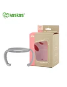 Butelki dla niemowląt - Haakaa Uchwyt na butelkę Gen.3 , Grey - miniaturka - grafika 1