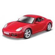 Samochody i pojazdy dla dzieci - MAISTO 31122 Porsche Cayman S Red 1:18 - miniaturka - grafika 1