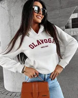 Bluzy damskie - Bluza damska OLAVOGA MAKI 2024 ecru M - Fashionplace - miniaturka - grafika 1