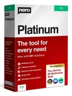 Programy użytkowe i narzędziowe - Nero Platinum 365 Akademicki 1 x licencja Subskrypcja Wielojęzyczny 1 lat(a) 12 mies. - miniaturka - grafika 1