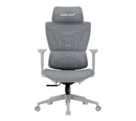 Fotele gamingowe - Anda Seat X-Air Mega XL Mesh Gamingowy do 120kg Tkanina Szaro-różowy - miniaturka - grafika 1