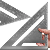Narzędzia murarskie - Kątownik Stolarski Budowlany Ciesielski Podziałka BIGSTREN - miniaturka - grafika 1