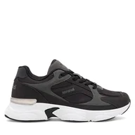 Sneakersy męskie - Sneakersy Sprandi MPJF-2308-6 Czarny - miniaturka - grafika 1