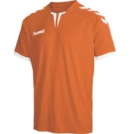 Koszulki męskie - Koszulka sportowa T-shirt HUMMEL core SS poly pomarańczowa r. 2XL - miniaturka - grafika 1