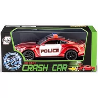 Samochody i pojazdy dla dzieci - Samochód DAFFI Crash car Policja M-938 - miniaturka - grafika 1