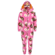 Moda i Uroda OUTLET - Psi Patrol Skye Różowa, polarowa piżama jednoczęściowa, dziecięce onesie z kapturem, OEKO-TEX 3-4 lat 98-104 cm - miniaturka - grafika 1