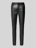 Spodnie damskie - Jeansy o kroju skinny fit z efektem błyszczącym model ‘SARAH’ - miniaturka - grafika 1