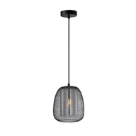 Lampy sufitowe - Unikalna, czarna lampa wisząca PND-28612-BK-SG z serii AMIRIA  - miniaturka - grafika 1