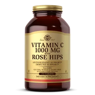 Solgar, Vitamin C 1000 mg with Rose Hips, 250 tab. - Witaminy i minerały - miniaturka - grafika 1