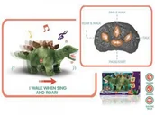 Zabawki interaktywne dla dzieci - Interaktywna maskotka, Dino, zielony - miniaturka - grafika 1