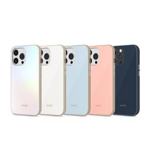 Moshi iGlaze Slim Hardshell Case - Etui iPhone 13 Pro (system SnapTo) (Astral Silver) - Etui i futerały do telefonów - miniaturka - grafika 1