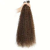 Pozostałe akcesoria fryzjerskie - TEMU Włosy syntetyczne do przedłużania BHF Women's Curl, długość 70 cm, opakowanie 100 g, miękkie i nieplączące się, naturalny loków, odpowiednie dla - miniaturka - grafika 1