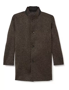 bugatti Męski płaszcz wełniany, brązowy, 50 - Płaszcze męskie - miniaturka - grafika 1