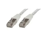 Patchcordy - MicroConnect RJ-45/RJ-45 kat.5e F/UTP Biały 10m B-FTP510W - miniaturka - grafika 1