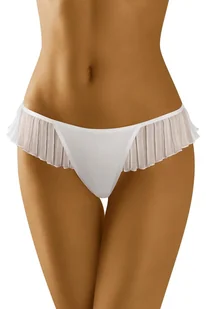 Wol-Bar Maracato biały L Majtki szorto-stringi - Majtki damskie - miniaturka - grafika 1