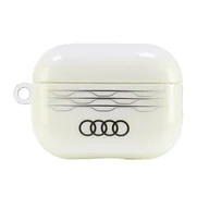 Akcesoria do słuchawek - Audi IML Geometric Pattern AirPods Pro 2 cover biały/white AU-IMLAPP2-A6/D3-WE - miniaturka - grafika 1