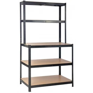 Regał magazynowy MIRPOL MIR-RMP-N150 100 x 30/60 x 180 cm - Szafy i regały magazynowe - miniaturka - grafika 1