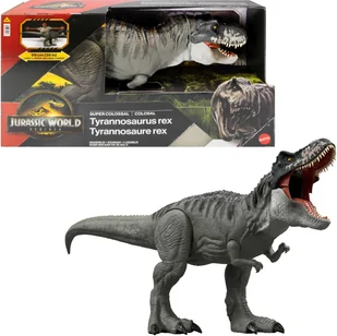 Figurka Mattel Jurassic World - Odrodzenie Kolosalny Tyranozaur 99 cm JGB52 - Figurki dla dzieci - miniaturka - grafika 1