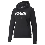 Bluzy damskie - Bluza z kapturem damska Puma ESS czarna 84719701-M - miniaturka - grafika 1