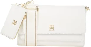 TOMMY HILFIGER Damski TH JOY CROSSOVER AW0AW16813, BIAŁY (Ecru), Biały (Ecru) - Torebki damskie - miniaturka - grafika 1