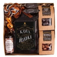 Zestawy upominkowe - KOSZ PREZENTOWY PREZENT dla Dziadka DZIEŃ DZIADKA URODZINY ŚWIĘTA kawa syrop - miniaturka - grafika 1