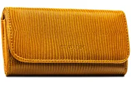 Portfele - Portfel damski na karty 4U CAVALDI duży pojemny poziomy na zatrzask rozbudowany brązowy - miniaturka - grafika 1